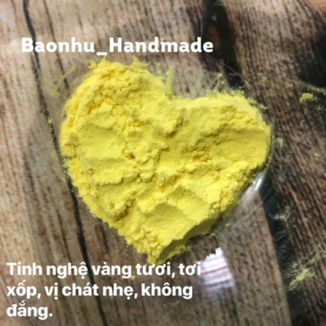 Tinh Bột Nghệ Handmade - Da trắng hồng, sạch thâm mụn.