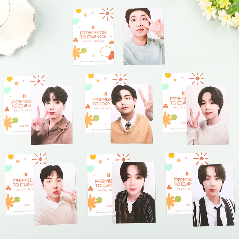 Bộ 7 Thẻ Hình Lomo Nhóm Nhạc BTS