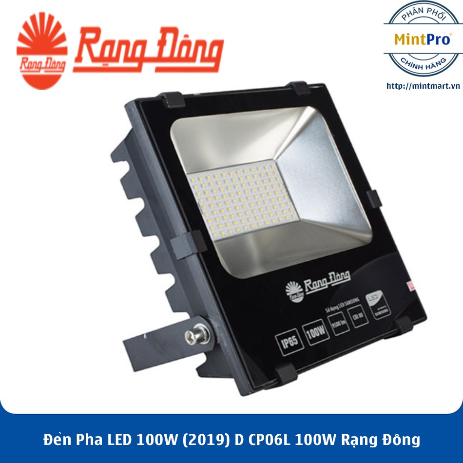 Đèn Pha LED 100W D CP06L 100W Rạng Đông - Hàng Chính Hãng