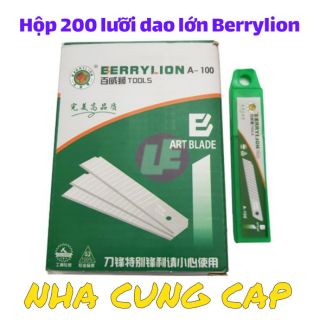 HỘP 200 LƯỠI DAO LỚN BERRYLION