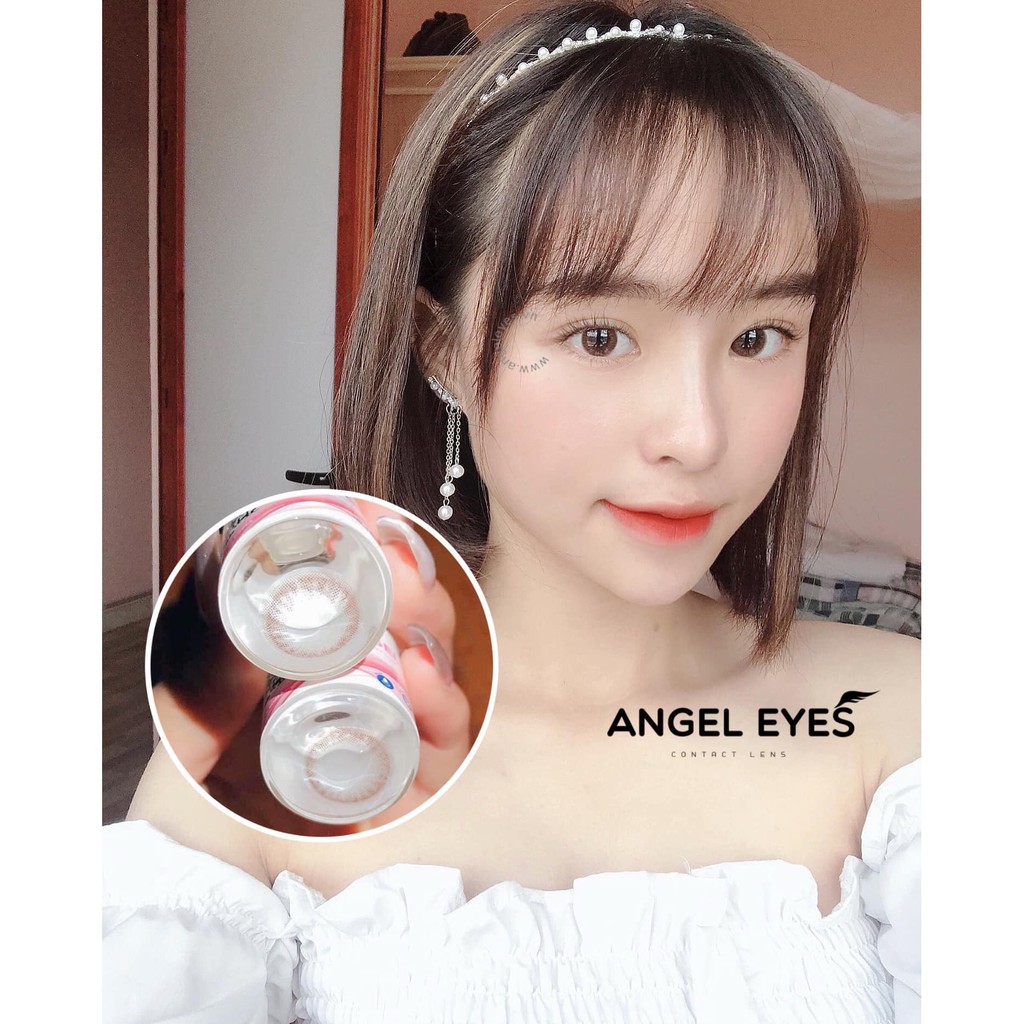 Kính Áp Tròng / Lens mắt nâu tự nhiên áp tròng không giãn CLASSIC 6-12H Mochi Độ:0-6