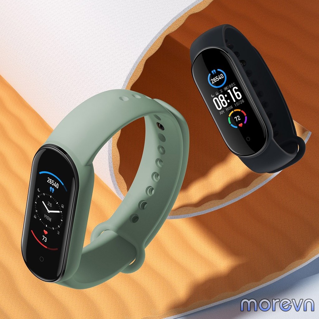 Dây đeo silicon Mi band 5 chính hãng Xiaomi - dây đeo silicon thay thế miband 5