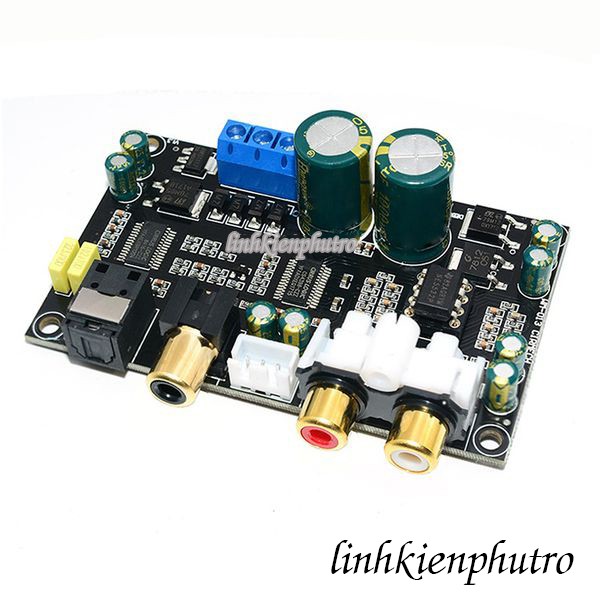 Mạch Giải Mã DAC CS8416 CS4398 - 24Bit 192KHz - Cổng Quang - Đồng Trục