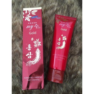 Sữa rửa mặt sâm đỏ My Gold Hàn Quốc