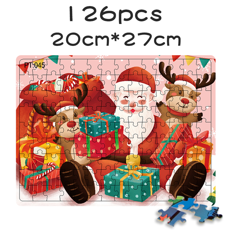 Bộ Đồ Chơi Xếp Hình Gồm 126 Miếng Ghép Hình Vui Nhộn Pt-045 Dành Cho Bé