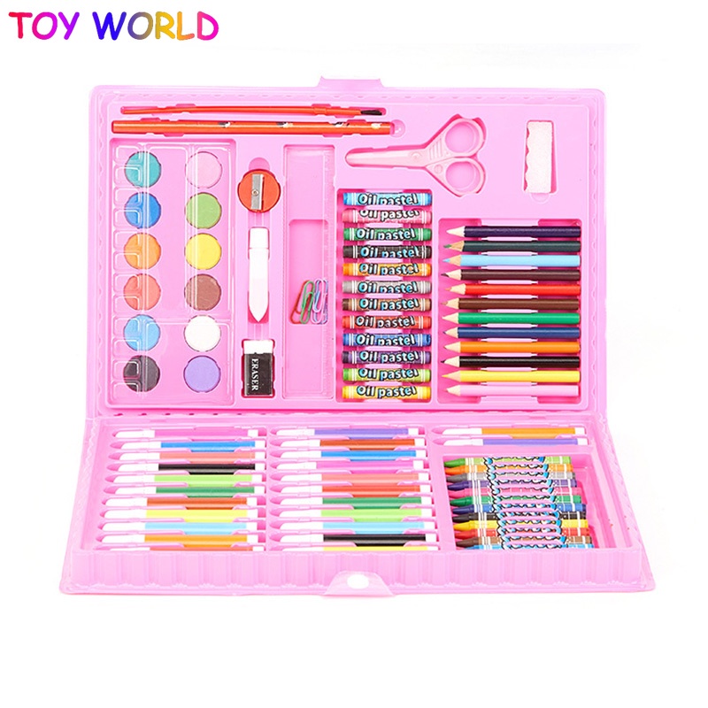 Bộ 20 Bút Chì Màu Không Độc Hại Dùng Vẽ Tranh Dành Cho Trẻ Em