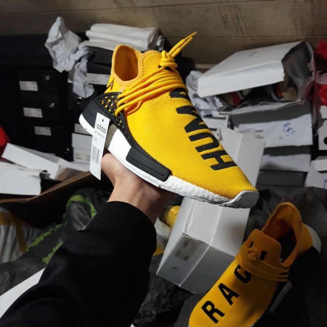 (Có sãn + 100%/100% ảnh thật) giày Adidas nmd human race ₁
