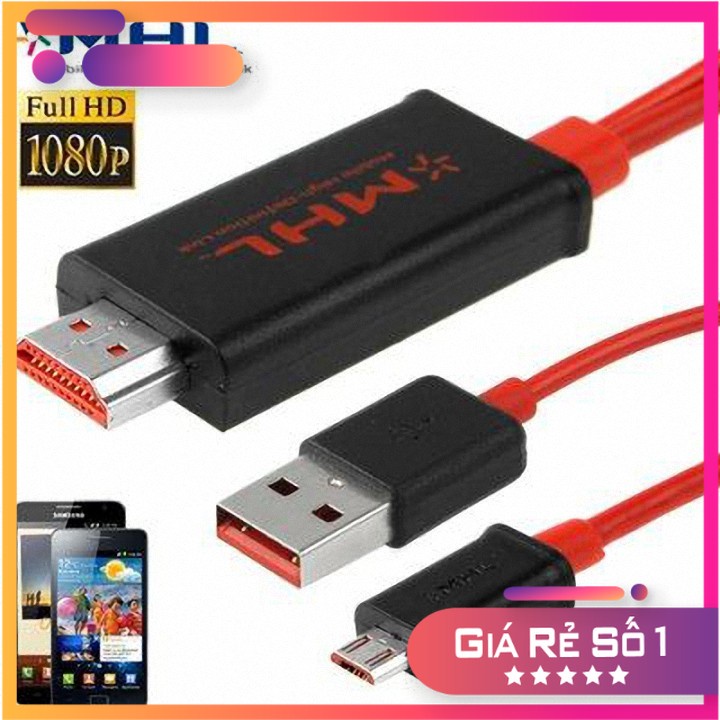 Dây HDMI Kết Nối Điện Thoại Ra Tivi Chất Lượng FULLHD |Phutuan91