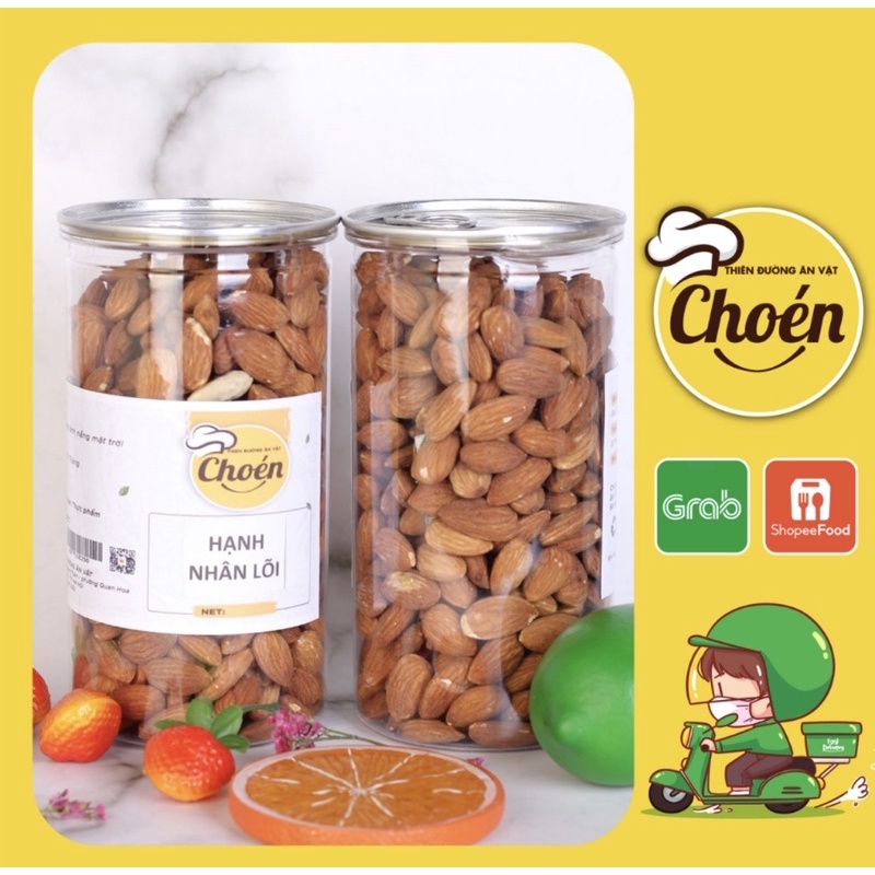 Hạnh Nhân Lõi 300g   CHOÉN Đã Tách Vỏ Sấy Chín Thơm Ngon CHOEN 75