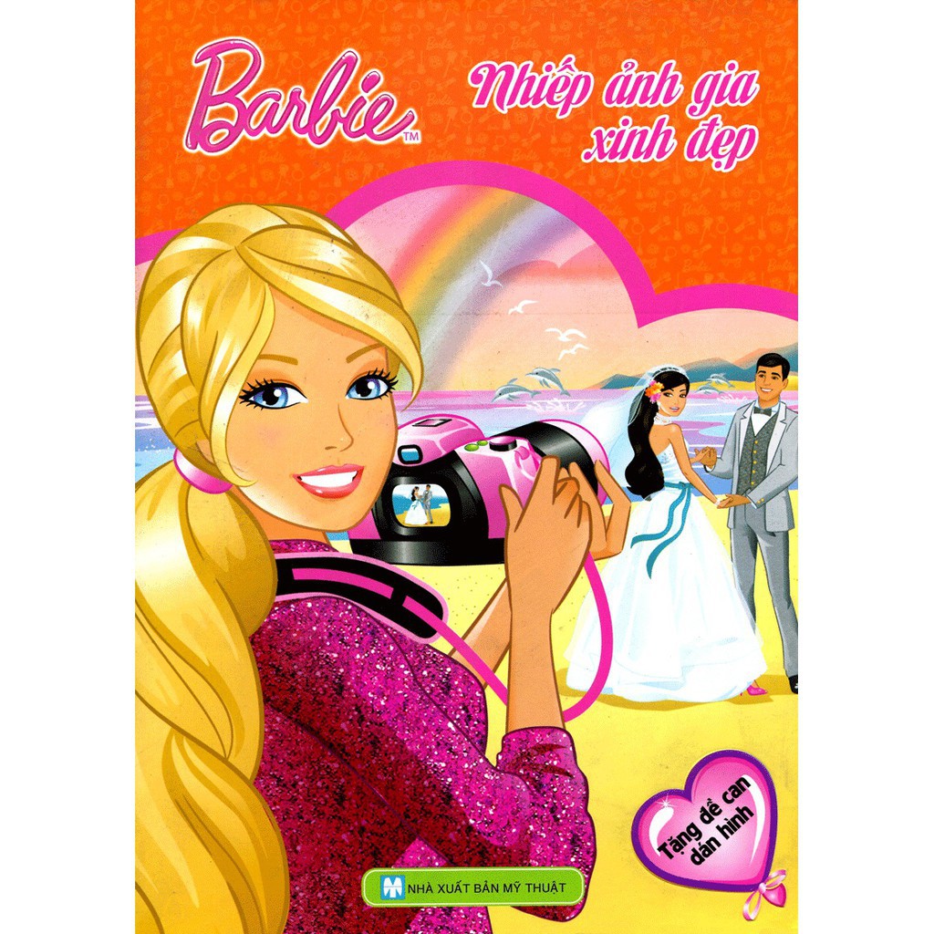 Sách Barbie Chọn Nghề Nhiếp Ảnh Gia Xinh Đẹp