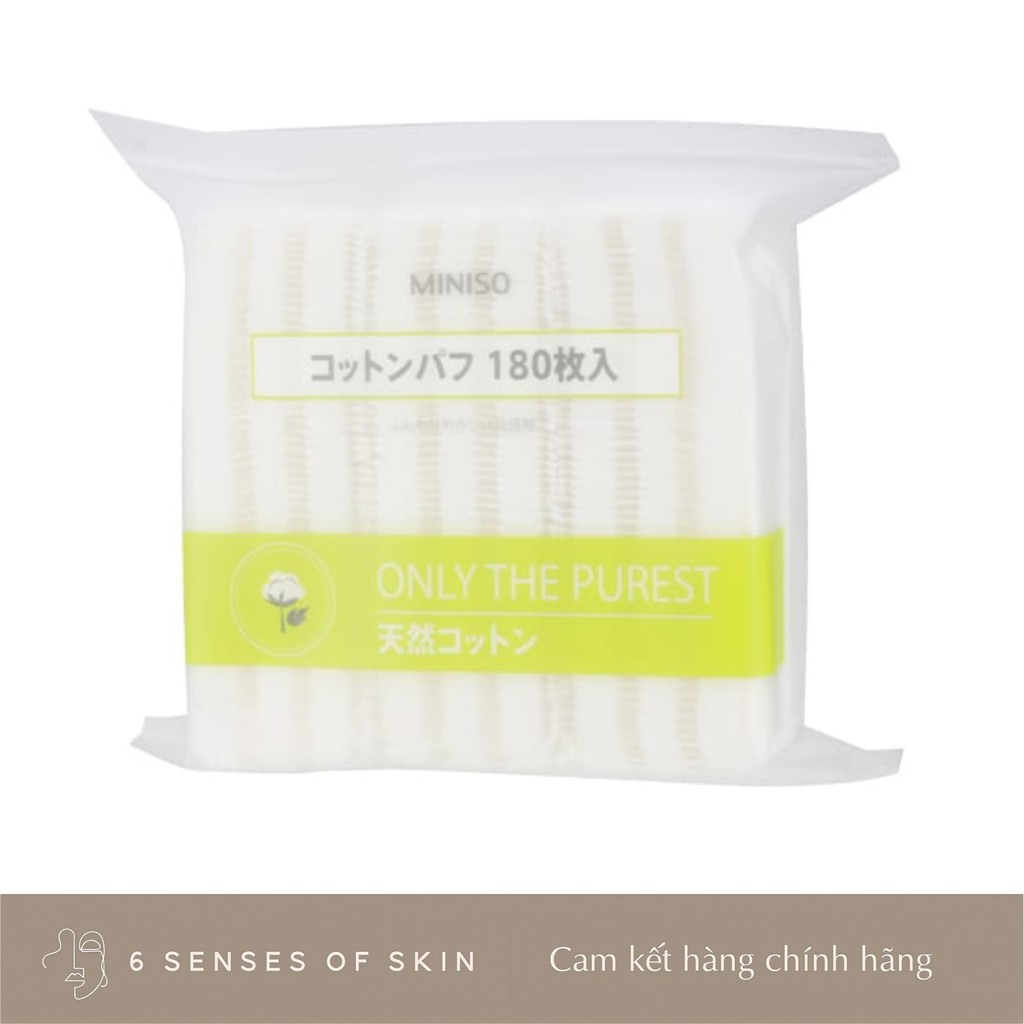 Bông Tẩy Trang Miniso 180 miếng