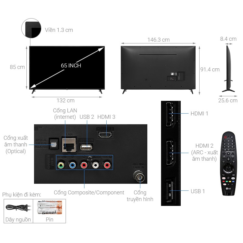 Smart Tivi LG 4K 65 inch 65UN7290PTF Mới 2020 | BigBuy360 - bigbuy360.vn