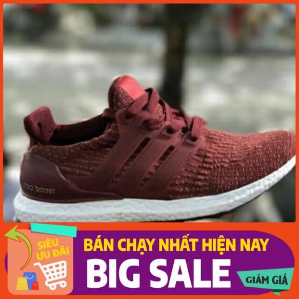 Xả Xả XẢ Bảo hành Giày Adidas Ultra Boost 2017 ( màu đỏ mận) Đẹp Nhất New Nhẩt NEW ✔️ ' > !