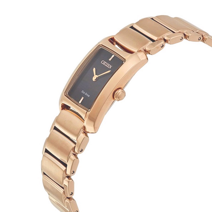 Đồng Hồ Nữ Citizen Dây Thép Không Gỉ EG2976-57W - Mặt Nâu (Sapphire)