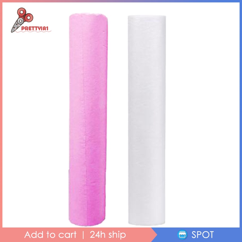 [Prettyia1] Cuộn 50 Tấm Trải Giường Massage Bằng Vải Không Dệt Màu Hồng Dùng Một Lần Cho Salon Làm Đẹp Và Mát Xa