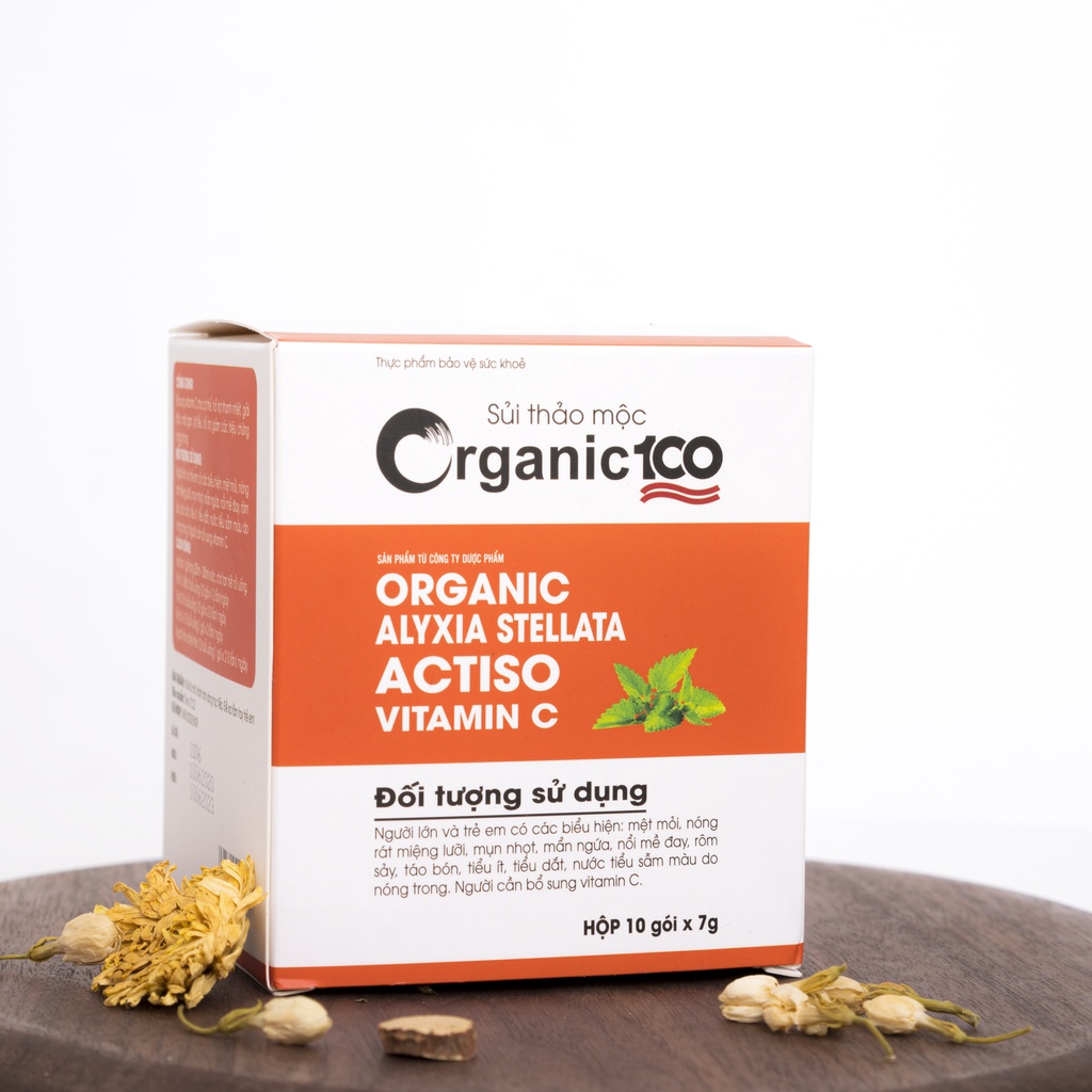 Trà sủi Thảo Mộc Organic100 giảm nóng trong, mụn nhọt 70g