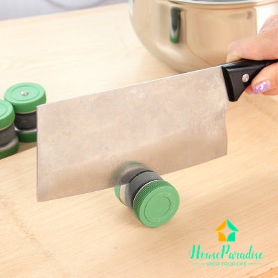 Đá mài dao kéo thiết kế hình tròn phong cách Nhật Bản tiện dụng cho nhà bếp