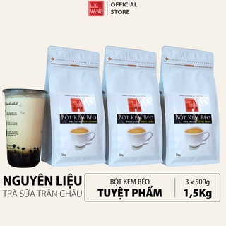 COMBO 3 Bột Kem Béo Nguyên Liệu Làm Trà Sữa TUYỆT PHẨM 500g