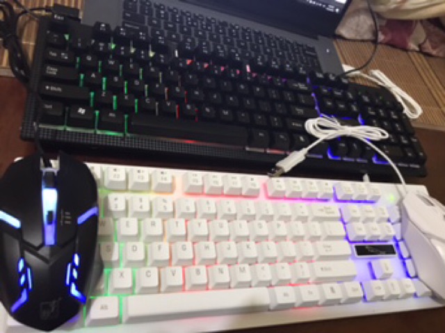 Bộ BÀN PHÍM giả cơ và CHUỘT G20 SUPER PRO NEW 2019 CHUYÊN GAME ĐÈN LED 7 MÀU DƯỚI PHÍM SIÊU ĐẸP