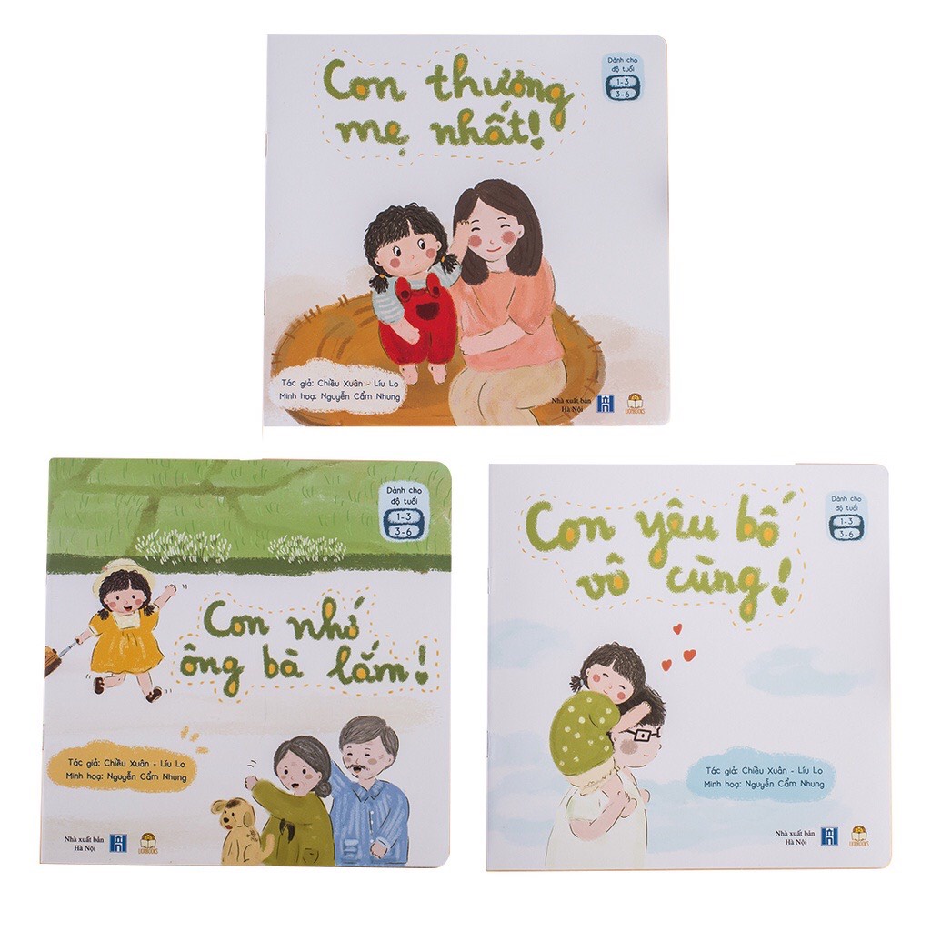 Sách Cho Bé - Bộ 3 Cuốn Gia Đình Bé Bỏng