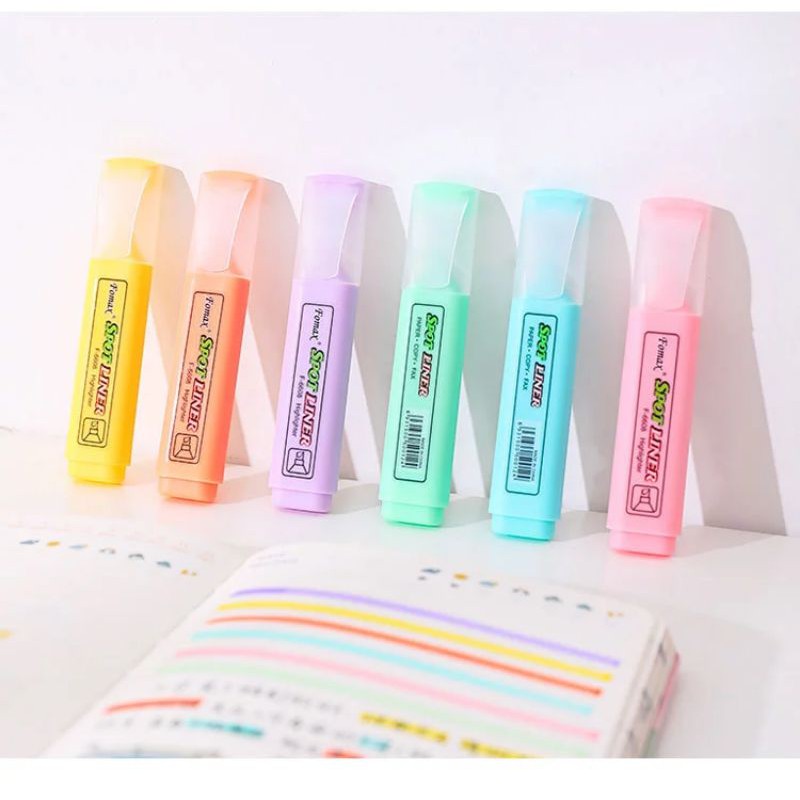 [Mã LIFEBOOK2 giảm 10% đơn 0Đ] Bút, Viết Dạ Quang Highlight Liner Đánh Dấu Màu Pastel Nổi Bật BiTi HL443