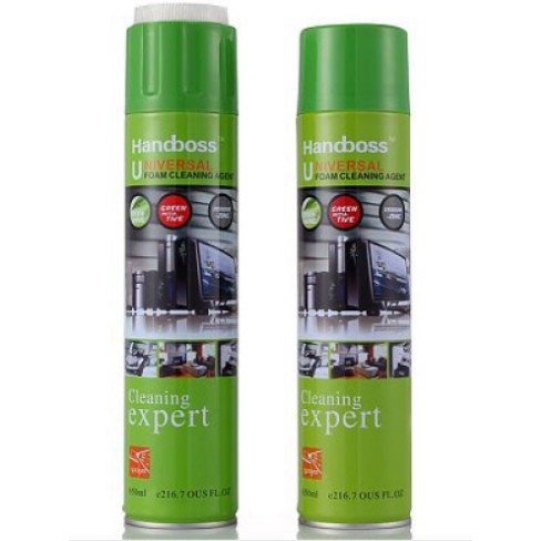 Chai xịt Bọt tuyết vệ sinh đa năng Handboss Yni 650ml,Giga 360 cho Laptop Điện Thoại Xe Hơi chất lượng APELE