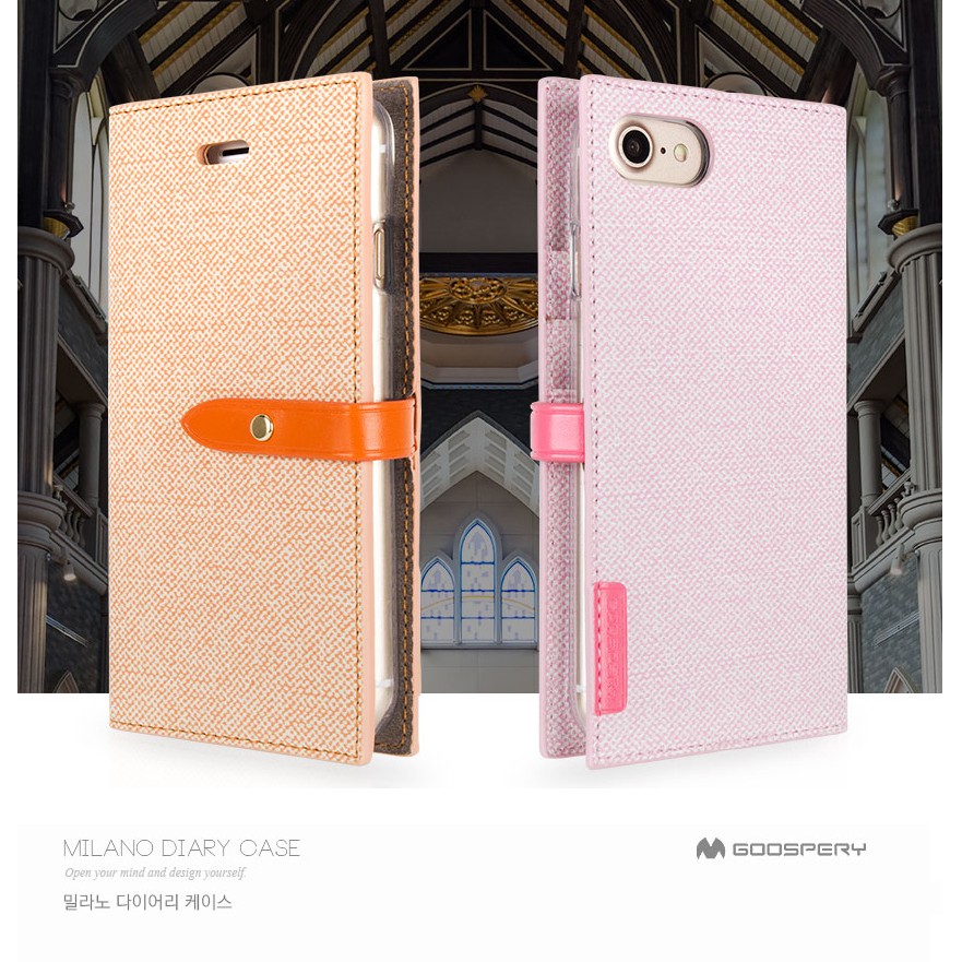 Bao da Mercury Milano Diary iPhone 7 Plus/ 8 Plus | BigBuy360 - bigbuy360.vn