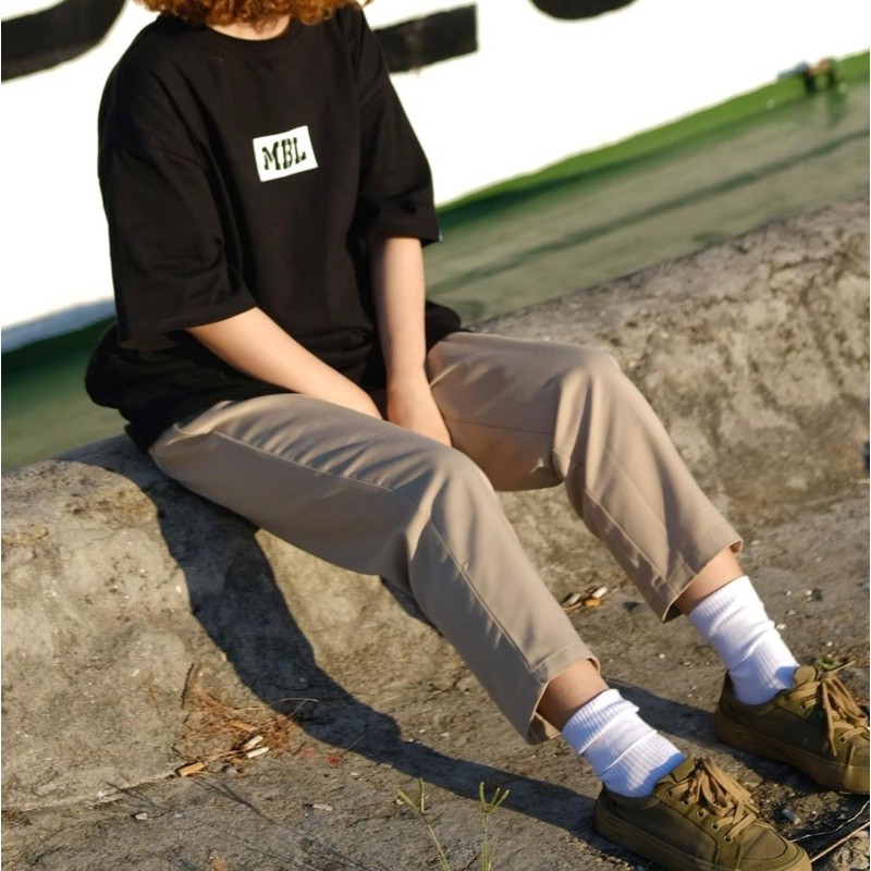 [BÒ BÒ] Quần Kaki ống suông Unisex