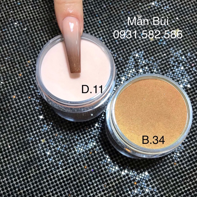 Bột ombre D11 hũ 100g, bột mỹ 3in1