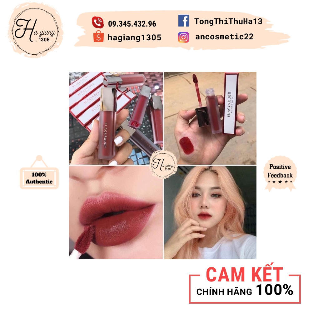 Son kem lì black rouge BAD ROSE Ver 4 sẵn màu 22 siêu hót, Son black rouge màu a22 | Thế Giới Skin Care