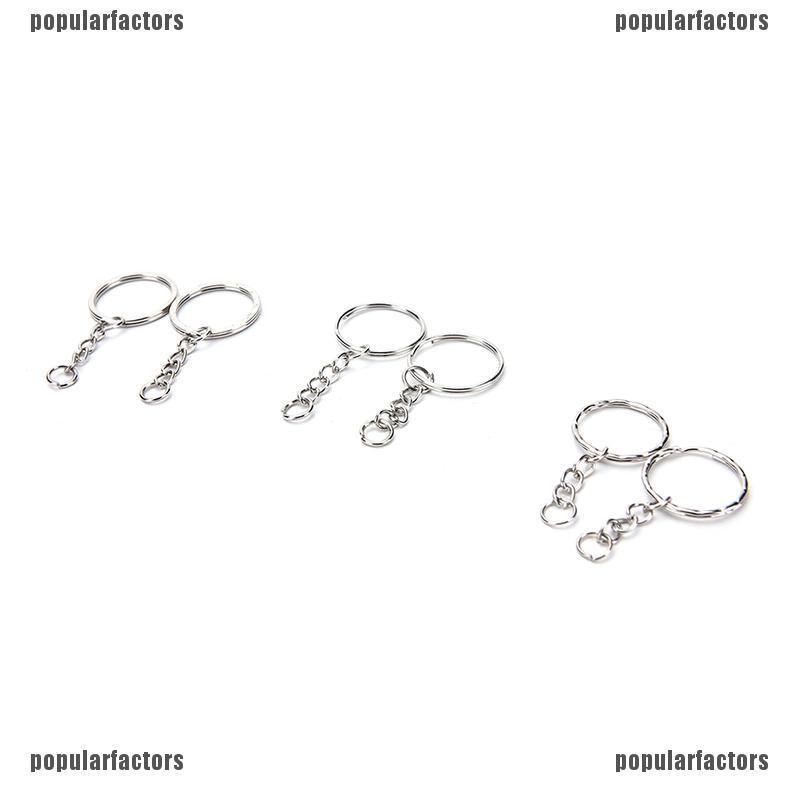 Bộ 100 móc khóa hợp kim với 3 kiểu dáng khác nhau