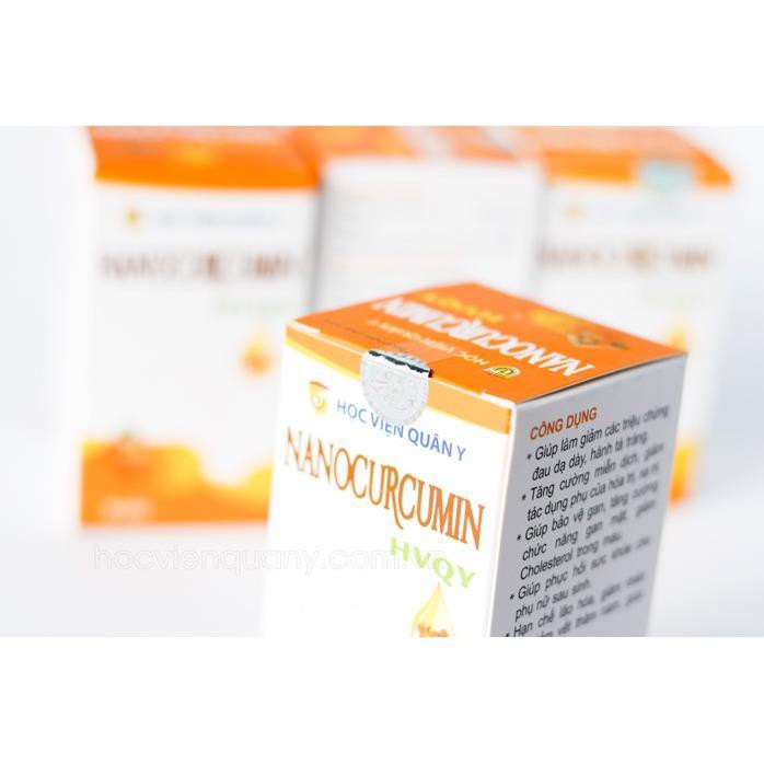 Viên uống Nano Curcumin HVQY ( Lọ 30 viên)