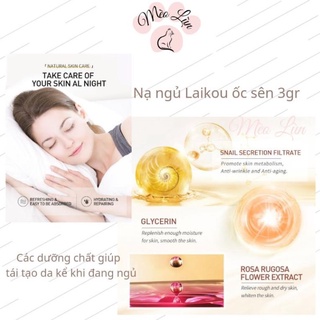 Mặt nạ ngủ Laikou ốc sên