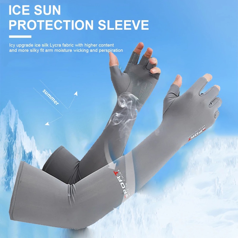 1 Đôi Găng Cánh Tay Chống Nắng Tia UV Bảo Vệ Cho Nam Và Nữ