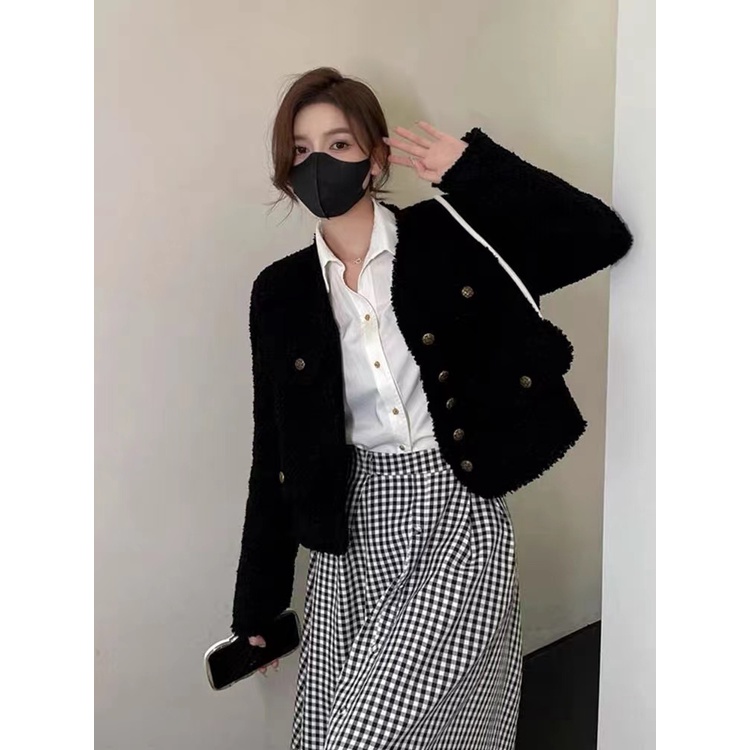 Áo Khoác Cardigan Dáng Ngắn Thời Trang Mùa Thu Cho Nữ