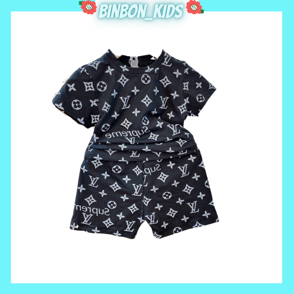 Bộ đồ hè cho bé.Bộ cộc tay cho bé trai bé gái chất thun cotton cao cấp siêu mềm siêu mát từ 6 đến 18kg binbon kids