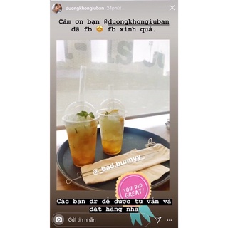 Ống hút thuỷ tinh