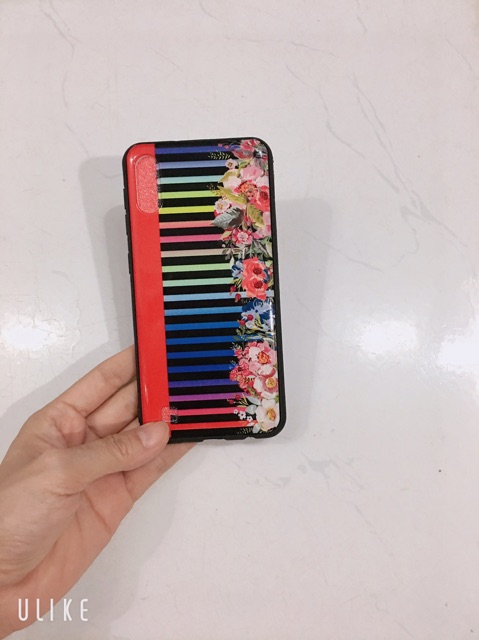 Ốp hoa kẻ sọc đỏ sam sung M10,A10