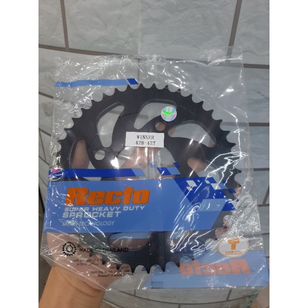 Bộ Nhông Sên Dĩa Recto Nhông Dĩa Đen - SÊN ĐEN Winner , Raider, Sonic , Ex135 , Ex150, Axelo ,MSX , Future125