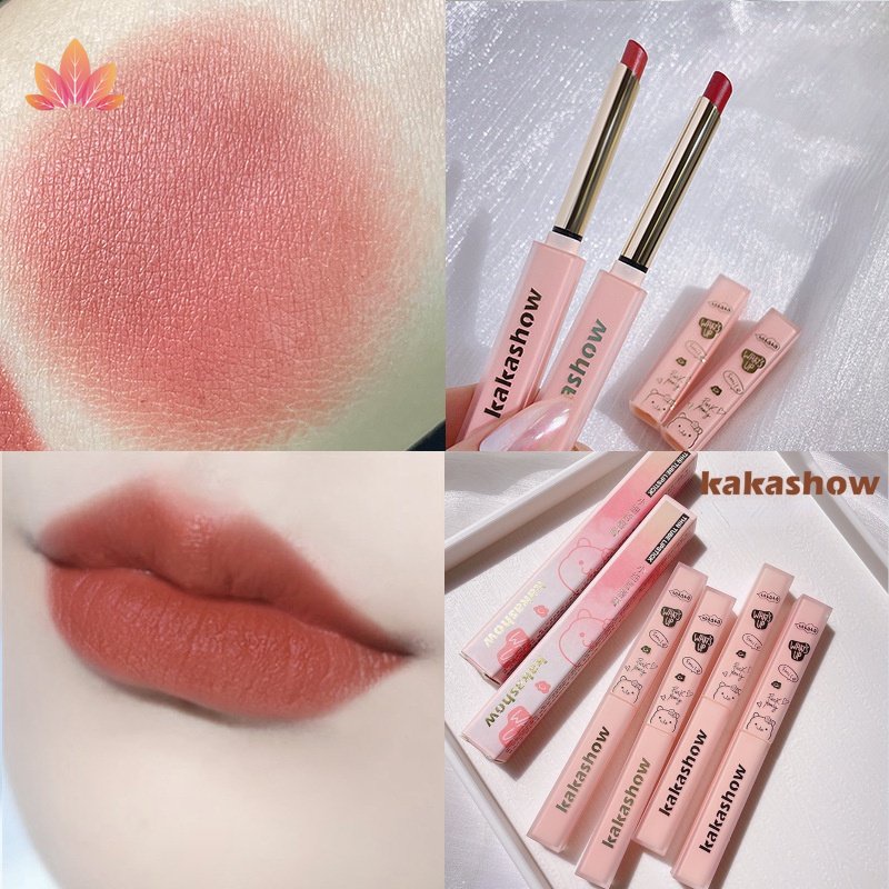 Kakashow Son Môi Màu Nhung Lì Dưỡng Ẩm Không Dễ Phai JP5