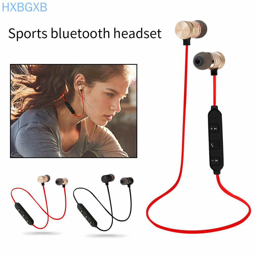 Tai Nghe Bluetooth 4.2 Kiểu Dáng Thể Thao Có Dây Đeo Cổ Tiện Dụng