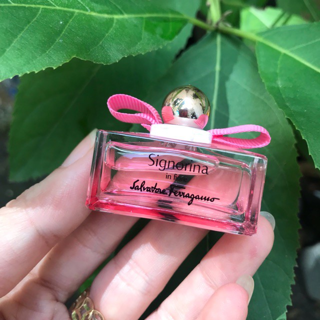 Nước Hoa Nữ SIGNORINA Salvatore Ferragamo EDP - 5ml - Hồng nhạt