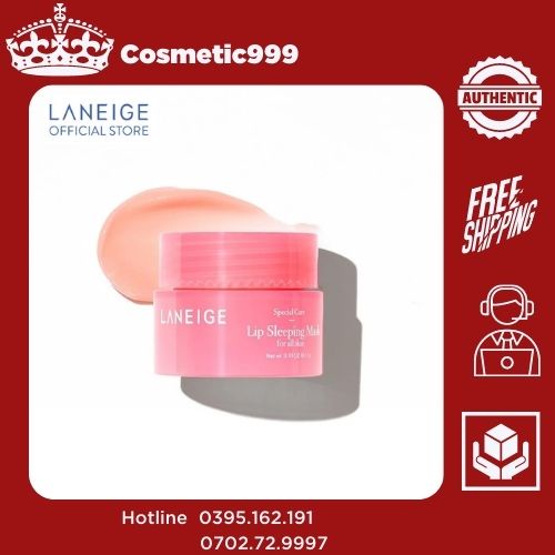 Son dưỡng laneige,mặt nạ dưỡng môi Laneige Lip Sleeping Mask hàn quốc Cosmetic999