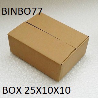 Thùng Carton size 25x10x10 Bộ Combo 100 Hộp