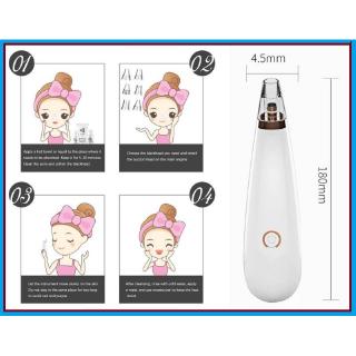 Máy hút mụn đầu đen 3 đầu BLACK HEAD DETECTOR
