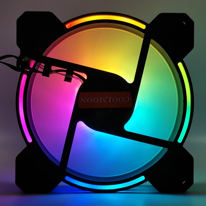 Quạt Tản Nhiệt, Fan Led RGB Coolmoon M1 - Đồng Bộ Hub Coolmoon