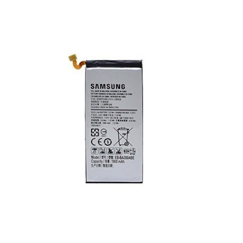 Pin xịn Samsung Galaxy A3 2015 (A300) dung lượng 1900mAh xịn bảo hành 6 tháng.