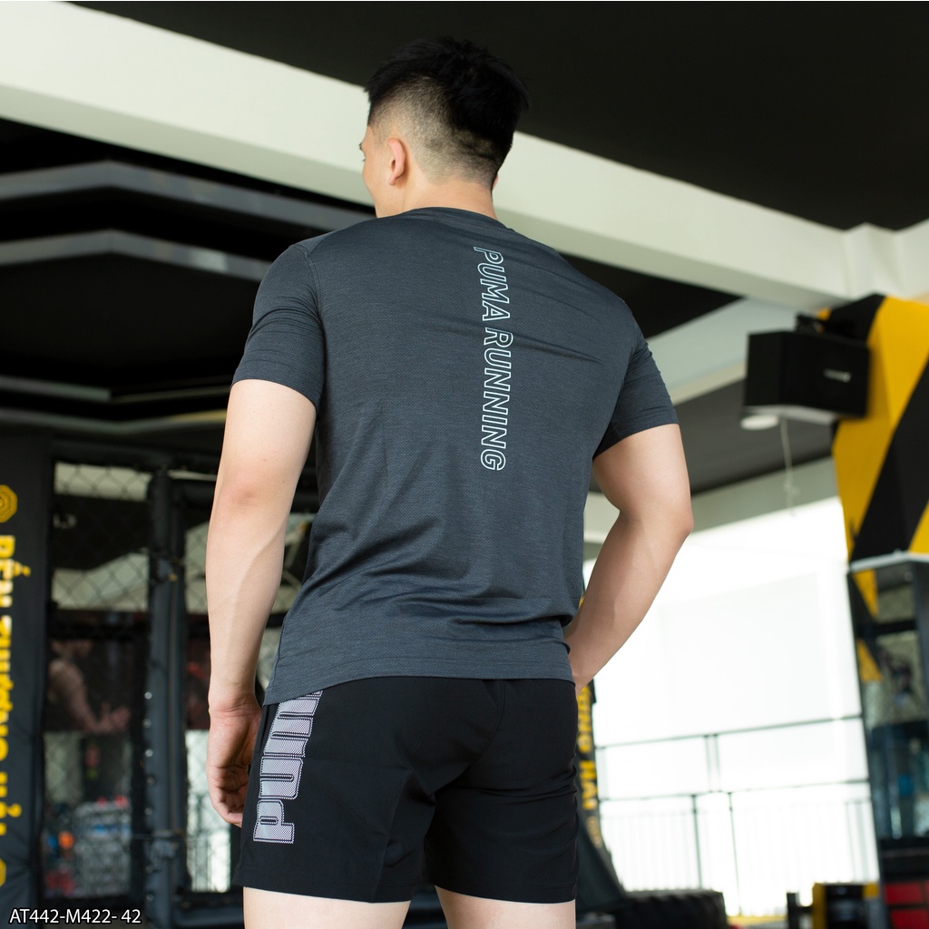 ÁO THUN THỂ THAO PU.MA  AT442 - THỜI TRANG NAM VNXK