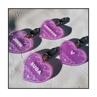 Móc khoá BTS | hologram heart Fan art (order)