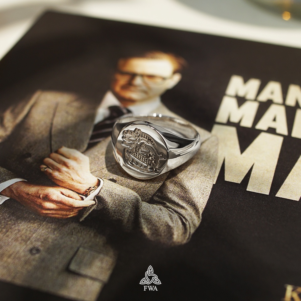 Nhẫn bạc nam FWA Signet Kingsman - Kingsman FWAMaleSilver